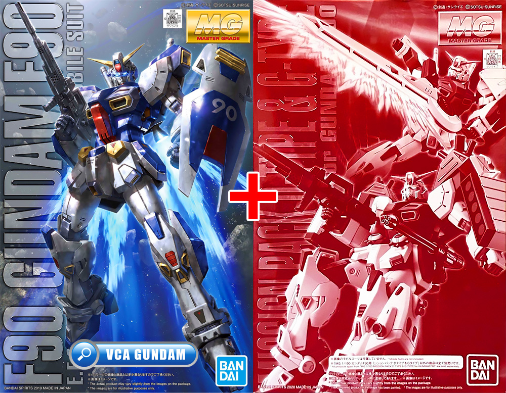 ⭐️ PREMIUM BANDAI PB GUNPLA MASTER GRADE MG 1/100 GUNDAM F90 MISSION PACK D G TYPE ประกอบ หุ่นยนต์ โมเดล กันดั้ม กันพลา ของเล่น VCA GUNDAM