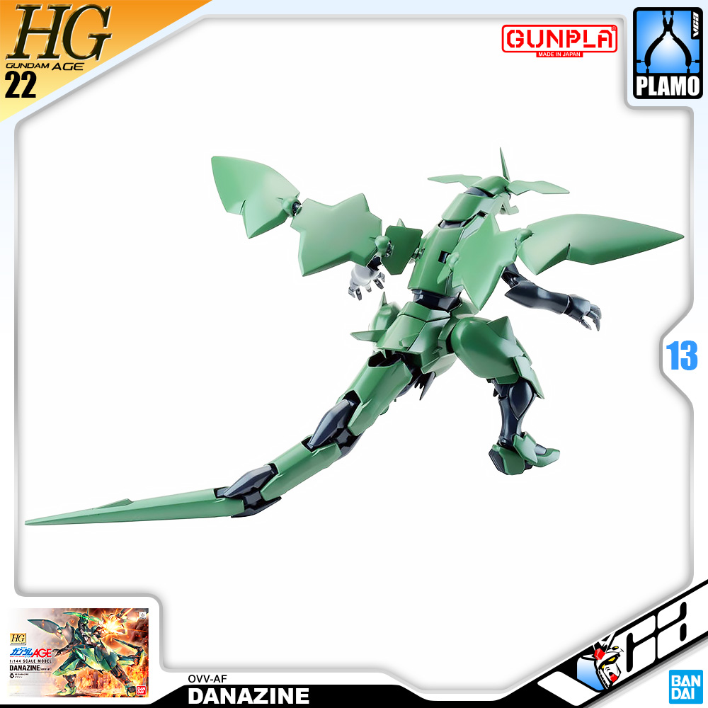 ⭐️ BANDAI GUNPLA HIGH GRADE AGE HGGA HG 1/144 DANAZINE ประกอบ หุ่นยนต์ โมเดล กันดั้ม กันพลา ของเล่น VCA GUNDAM