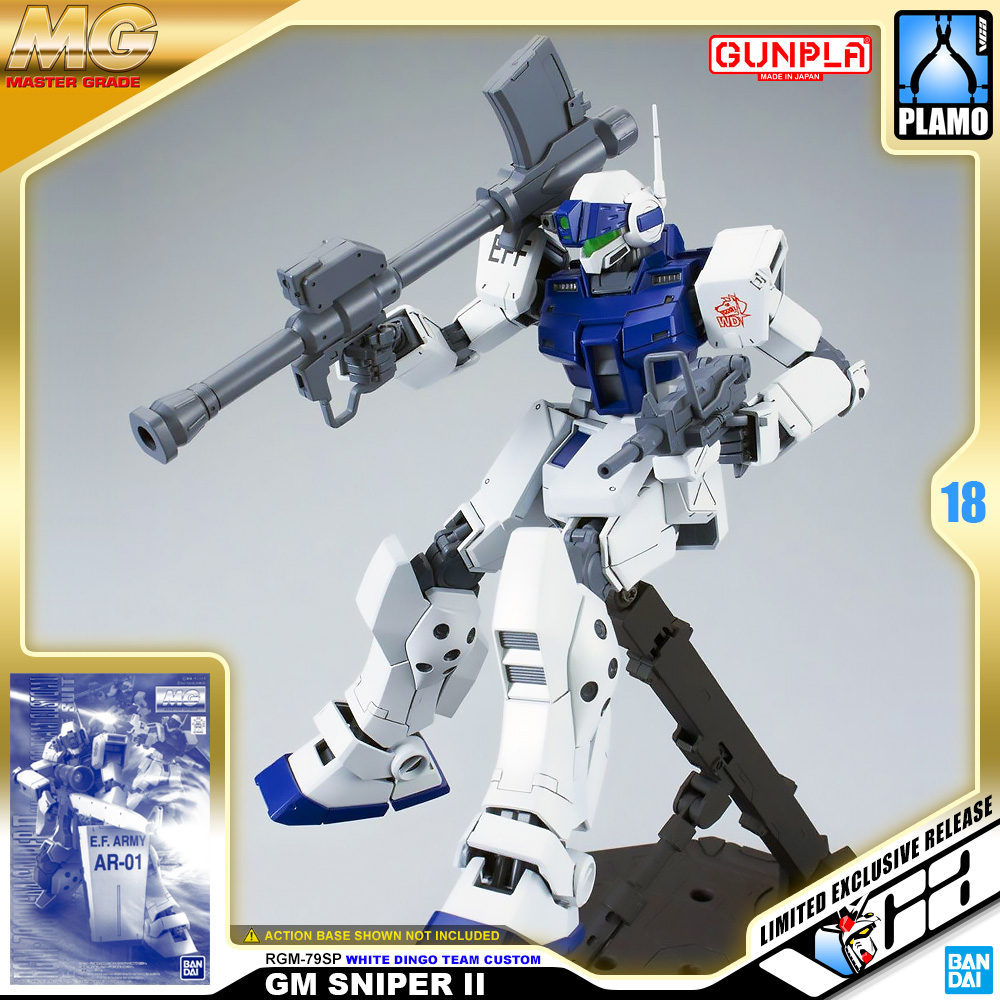 MG RGM-79SP GM SNIPER II WHITE DINGO TEAM CUSTOM