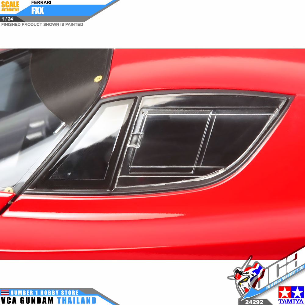 TAMIYA 24292 1/24 FERRARI FXX PLASTIC SCALE MODEL KIT TOY CAR โมเดลประกอบ รถยนต์ รถแข่ง เฟอร์รารี VCA GUNDAM