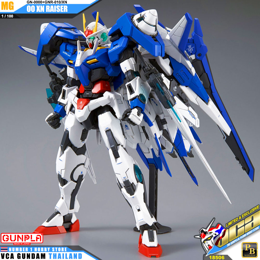 Premium Bandai Gunpla Master Grade MG 00 XN RAISER 00 XN ไรเซอร์
