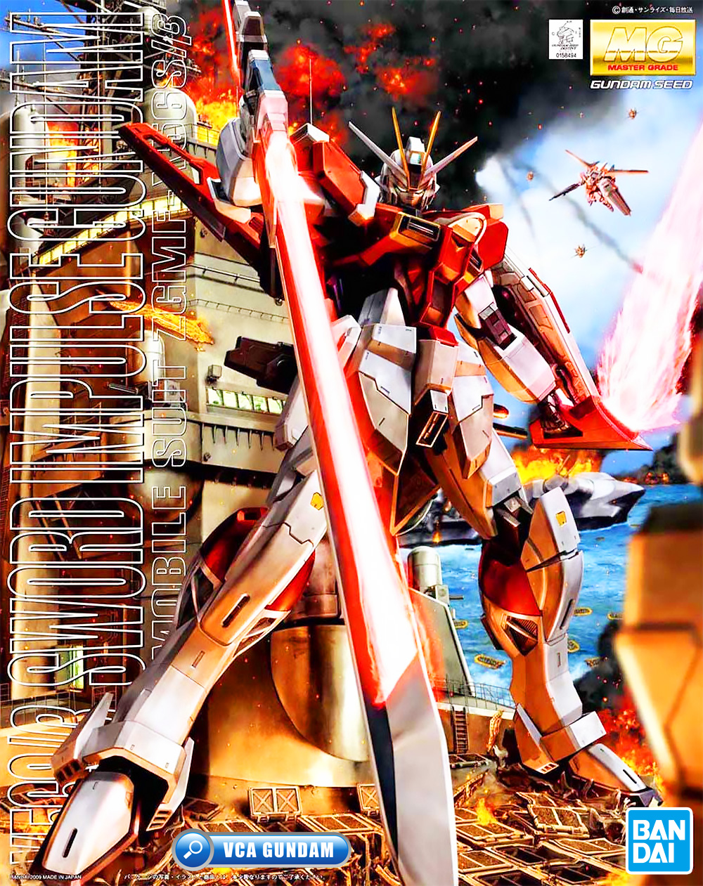 ⭐️ BANDAI GUNPLA MASTER GRADE MG 1/100 ZGMF-X56S/β SSSWORD IMPULSE GUNDAM ประกอบ หุ่นยนต์ โมเดล กันดั้ม กันพลา ของเล่น VCA GUNDAM