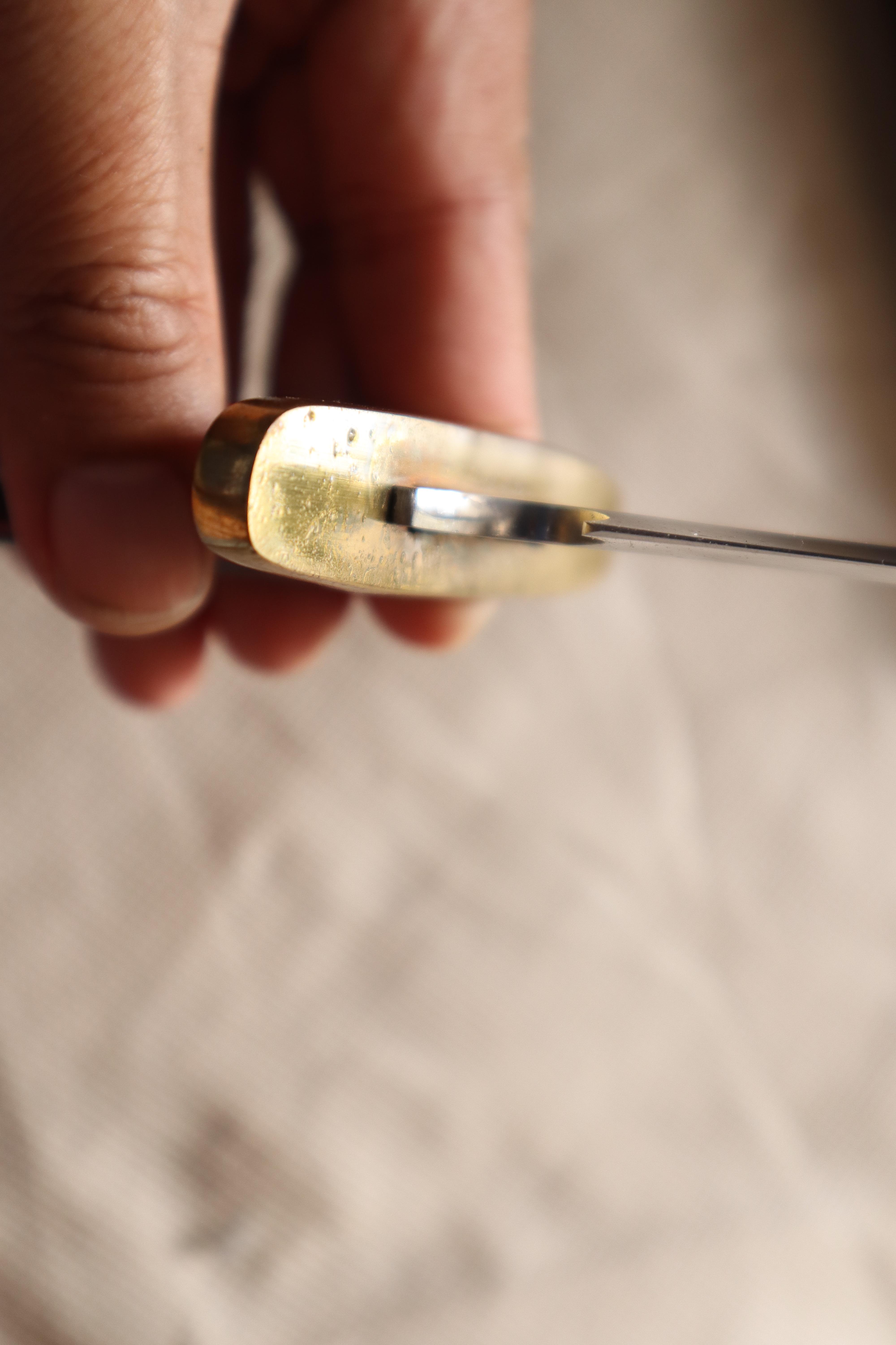 มีดใบตาย เหล็ก 440c ASH (B95)