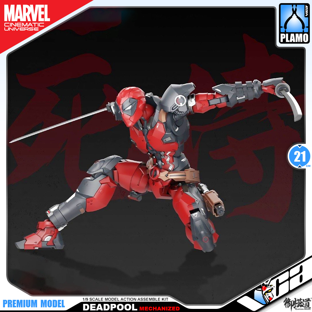 Morstorm 1/9 Scale Deadpool Mechanized Version Plastic Model Action Figure Kit VCA Thailand