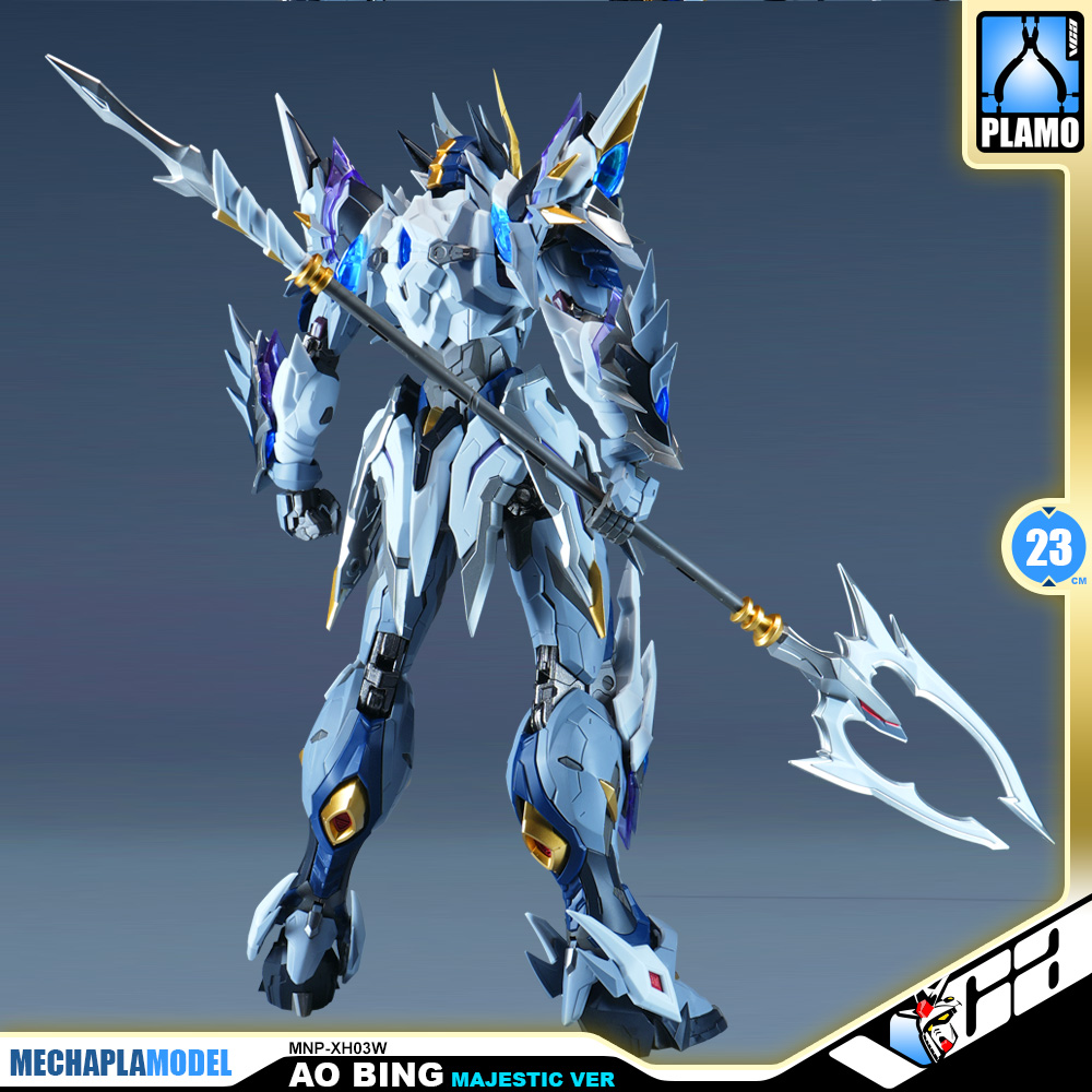 Motor Nuclear 摩动核 MNP-XH03W Ao Bing 敖丙 Majestic Ver 威武色 Metal Build Structure Action Figure Toy Kit VCA Gundam Thailand