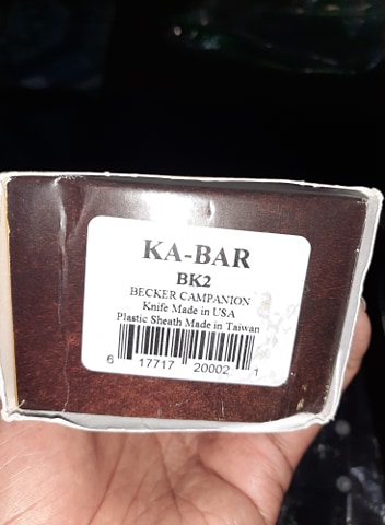Ka-Bar Becker BK2 Campanion Fixed Blade Knife