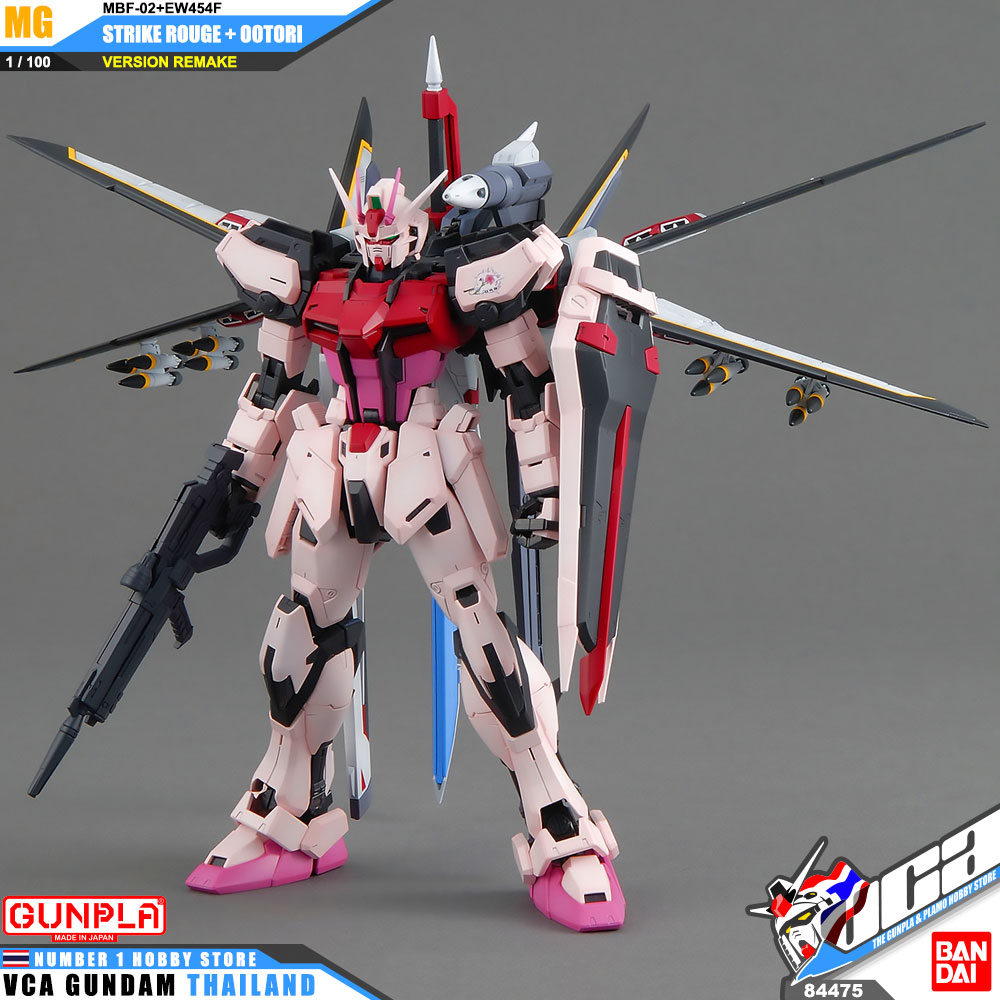 BANDAI GUNPLA MASTER GRADE MG 1/100 STRIKE ROUGE OOTORI VER RM โมเดล กันดั้ม กันพลา VCA GUNDAM