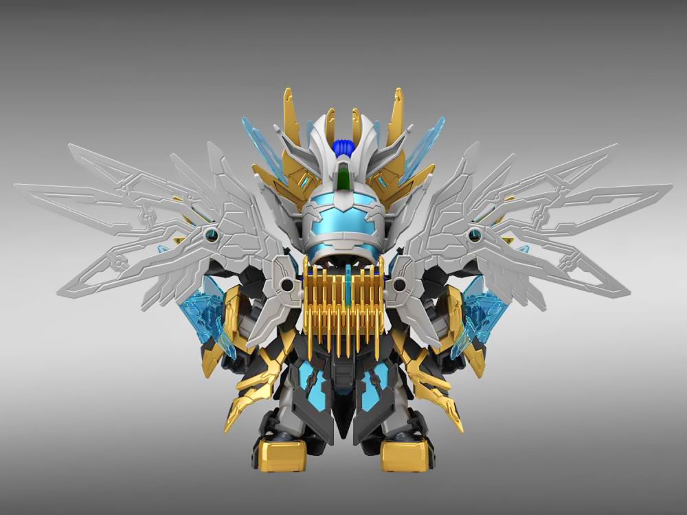 SD Sangoku Soketsuden TIEN BA CAO CAO WING GUNDAM