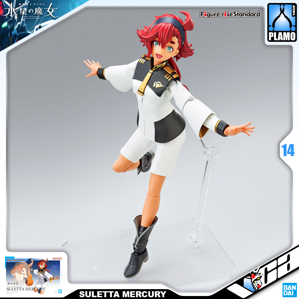 ⭐️ BANDAI FIGURE-RISE STANDARD SULETTA MERCURY FIGURE RISE พลาสติก โมเดล ตัวละคร จากกันดั้ม VCA GUNDAM