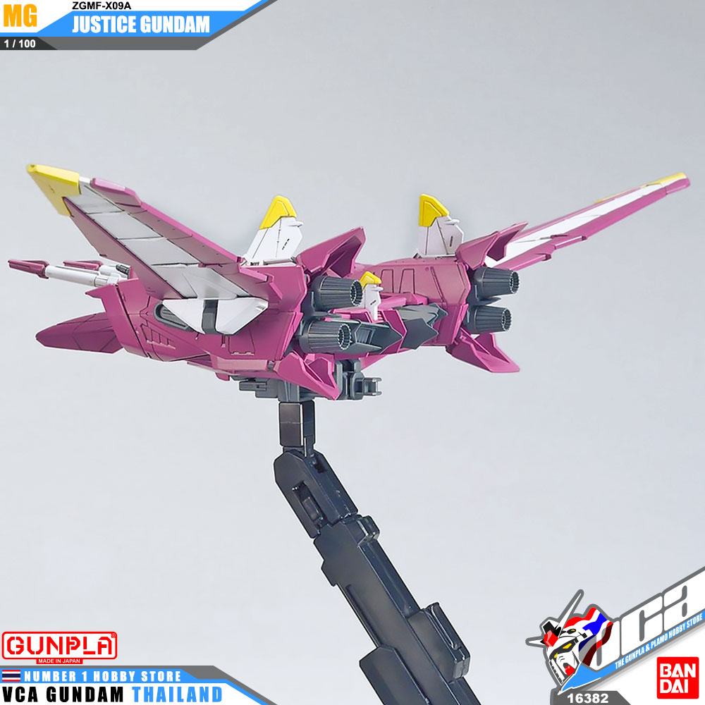 BANDAI GUNPLA MASTER GRADE MG 1/100 JUSTICE GUNDAM โมเดล กันดั้ม กันพลา VCA GUNDAM