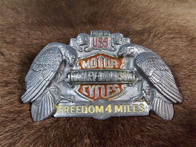 หัวเข็มขัด HARLEY FREEDOM 4 MILES