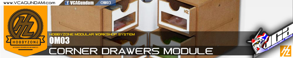 OM03 CORNER DRAWERS MODULE