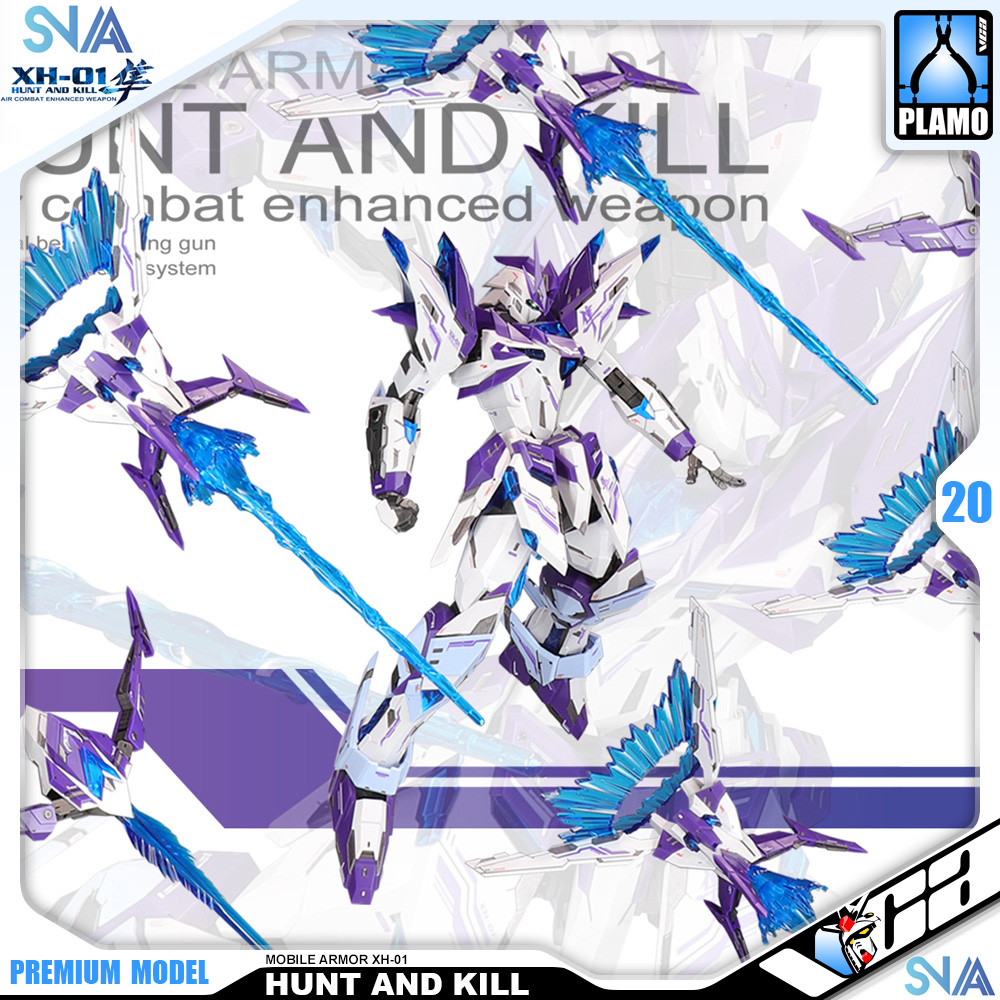 SNAA Mecha Plamo MOBILE ARMOR XH-01 HUNT AND KILL