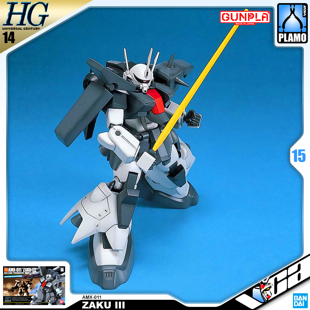 ⭐️ BANDAI GUNPLA HIGH GRADE UNIVERSAL CENTURY HGUC HG 1/144 AMX-011 ZAKU III ประกอบ หุ่นยนต์ โมเดล กันดั้ม กันพลา ของเล่น VCA GUNDAM