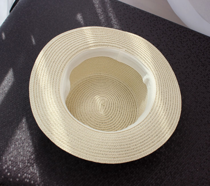 หมวกปีกทรงเค้กสีครีมเบจ หมวกสาน ใส่ชิค ๆ รับหน้าร้อน ใส่เที่ยวทะเลสวยๆ