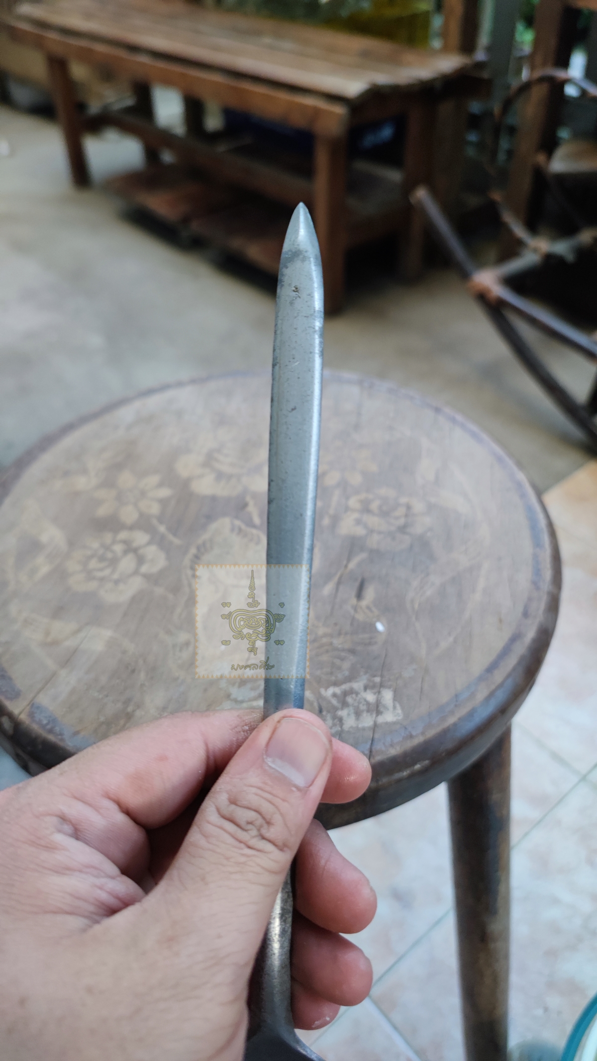 กระบวยงานอลูมิเนียมเก่า 3 อัน