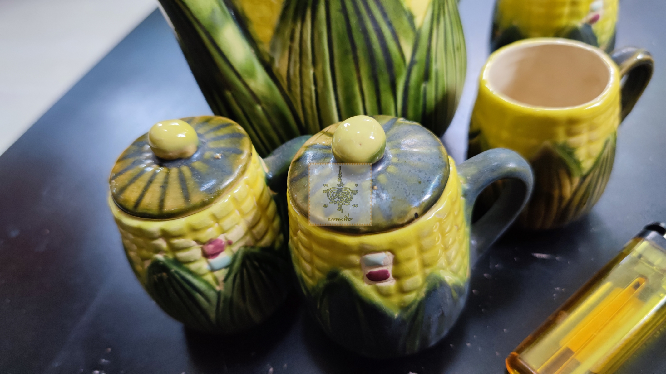 ชุดกาเซรามิก รูปข้าวโพด