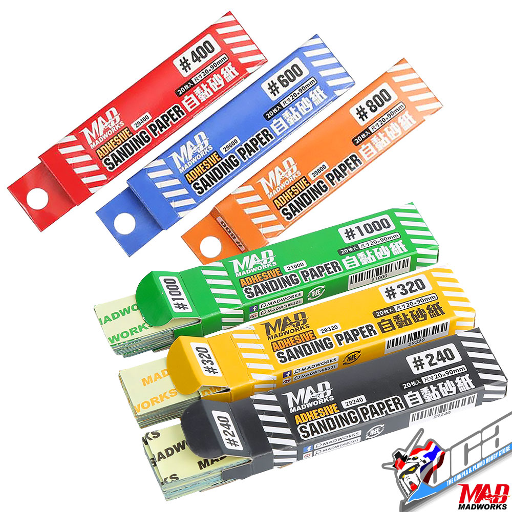 MADWORKS ADHESIVE SANDING PAPER & GRINDING PLATE