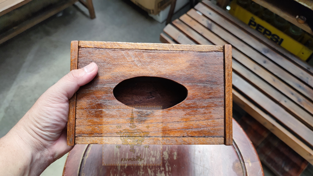 กล่องทิชชู่ไม้