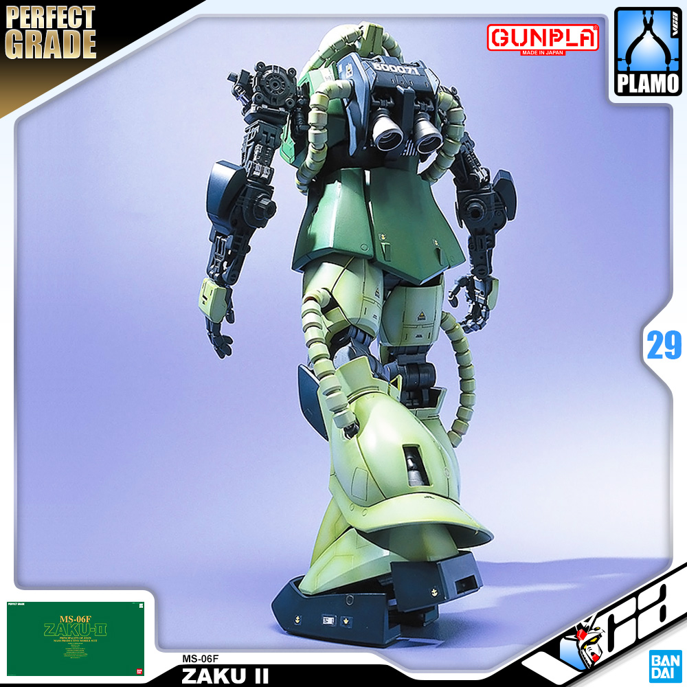 ⭐️ BANDAI GUNPLA PERFECT GRADE PG 1/60 MS-06F ZAKU II ประกอบ หุ่นยนต์ โมเดล กันดั้ม กันพลา ของเล่น VCA GUNDAM