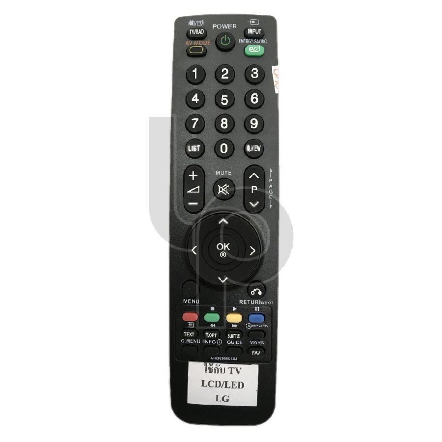 รีโมททีวี LCD/LED ยี่ห้อ LG รุ่น AKB69680403