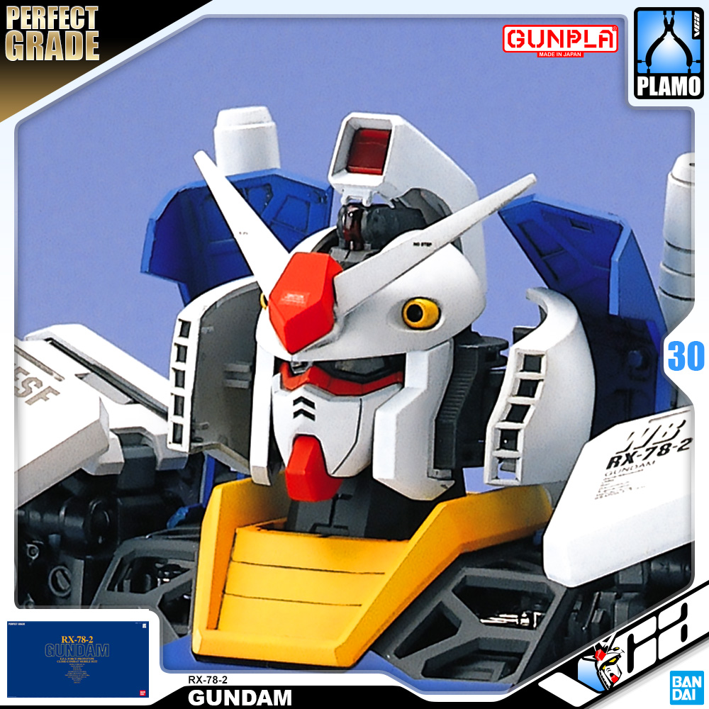 ⭐️ BANDAI GUNPLA PERFECT GRADE PG 1/60 RX-78-2 GUNDAM ประกอบ หุ่นยนต์ โมเดล กันดั้ม กันพลา ของเล่น VCA GUNDAM