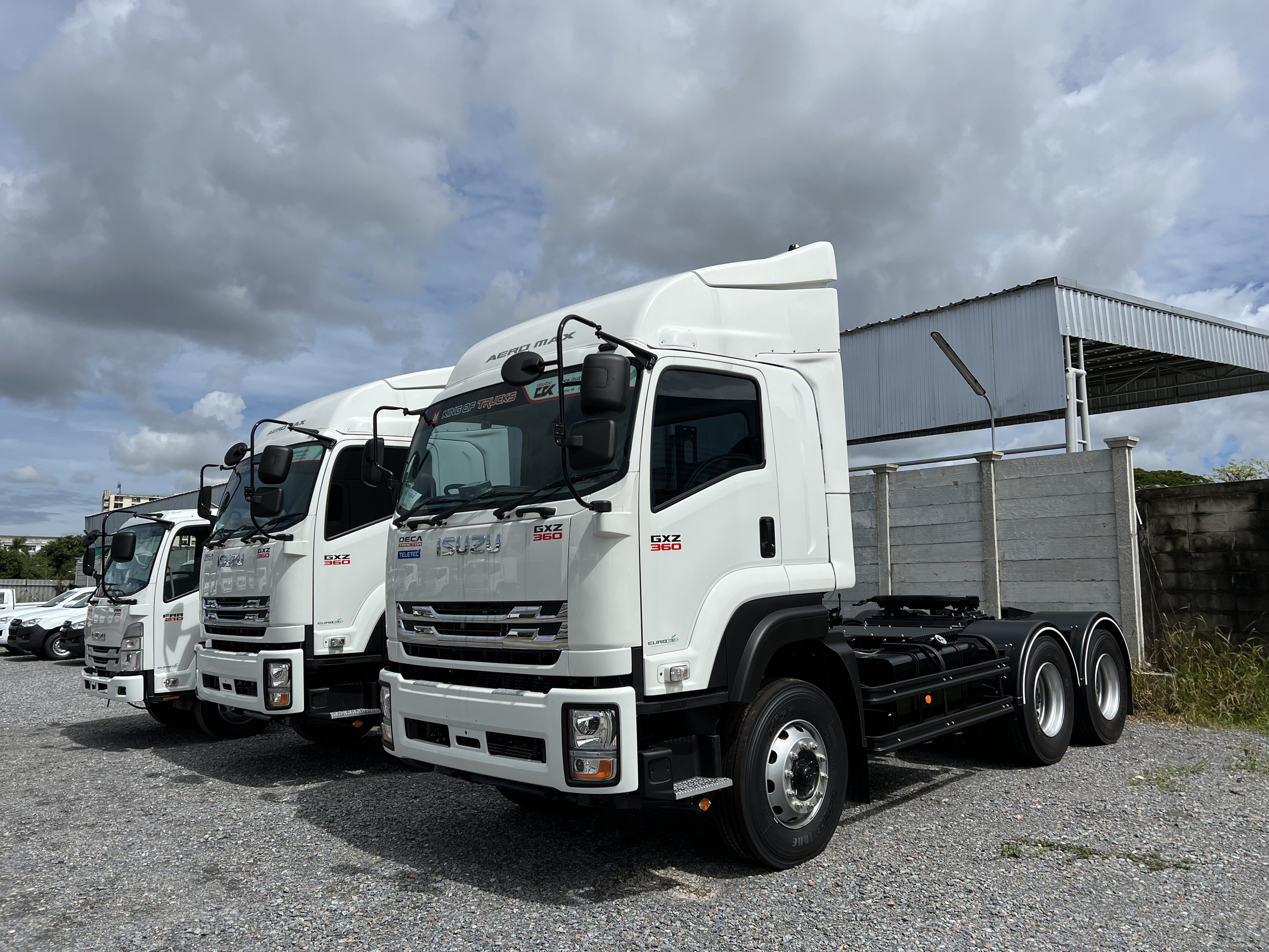 ISUZU GXZ 360 แรงม้า เฟืองช้า (หัวลาก 10 ล้อ 2 เพลา) หัวแชสซี (Chassis)