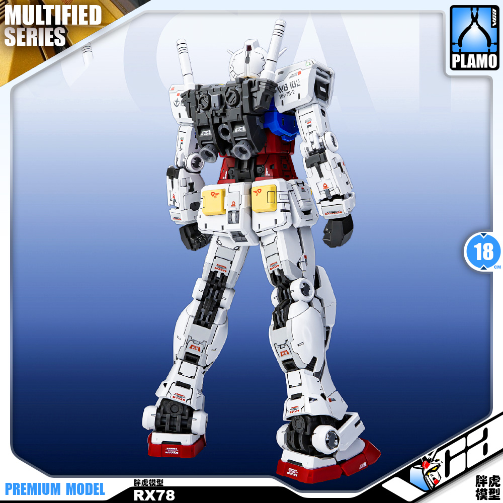 Fat Cat 1/100 AZU RX-78-2 Gundam Real Grade RG Plastic Model Action Toy Kit VCA Bangkok Thailand