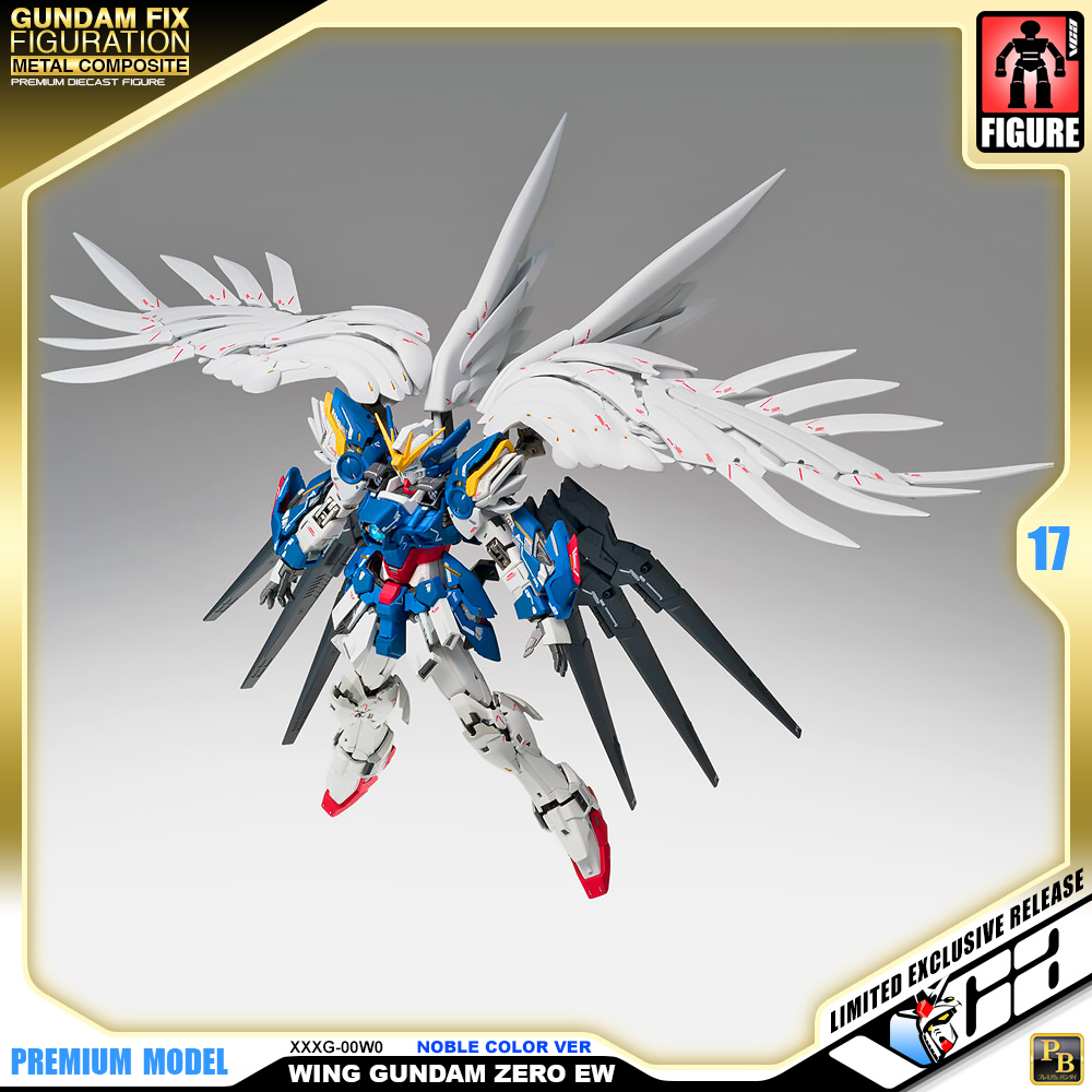 Bandai Gundam Fix Figuration Metal Composite GFFMC XXXG-00W0 WING GUNDAM ZERO EW NOBLE COLOR VERSION