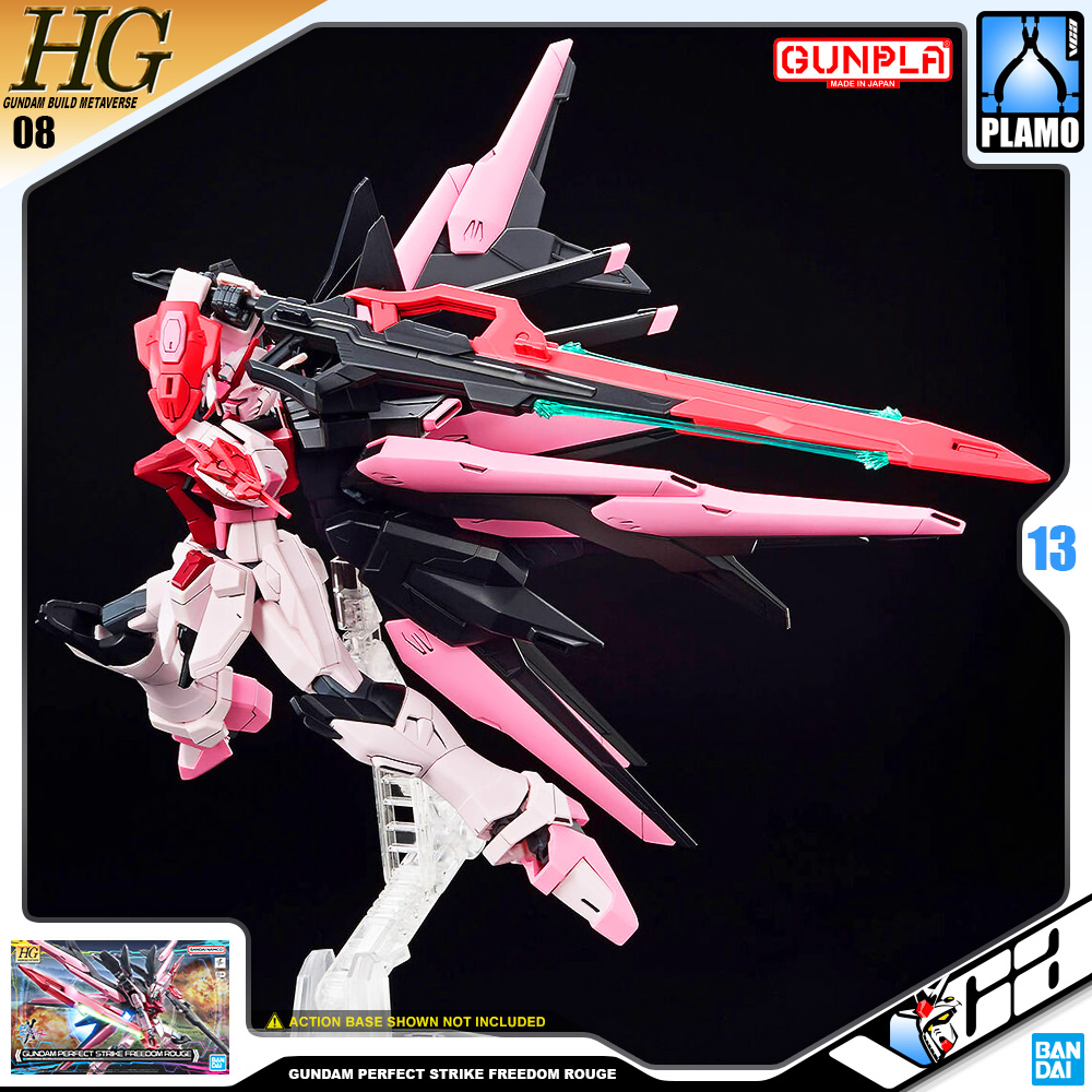 Bandai Namco Gunpla High Grade HG GUNDAM PERFECT STRIKE FREEDOM ROUGE