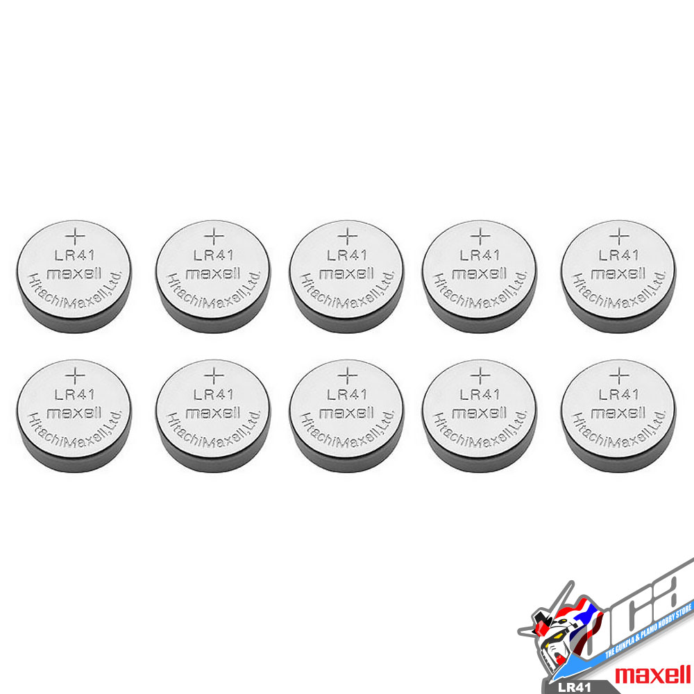 MAXELL LR41 ALKALINE BATTERY 1.5V (X10)