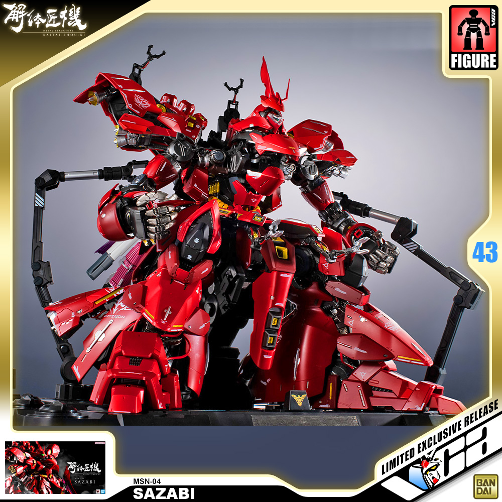 Bandai METAL STRUCTURE MSN-04 SAZABI