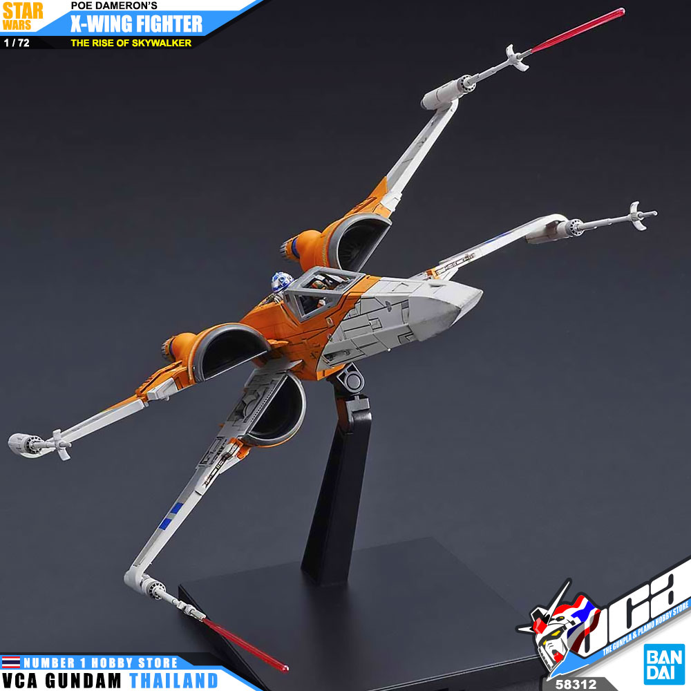 1/72 POE'S X-WING FIGHTER STAR WARS : THE RISE OF SKYWALKER