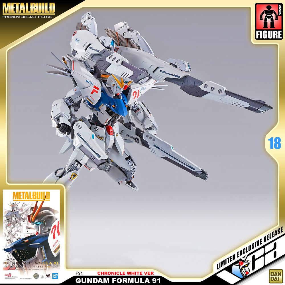 ⭐️ PREMIUM BANDAI PB TAMASHII NATIONS METAL BUILD MB GUNDAM F91 CHRONICLE WHITE VER กันดั้ม ฟิกเกอร์ ของเล่น VCA GUNDAM