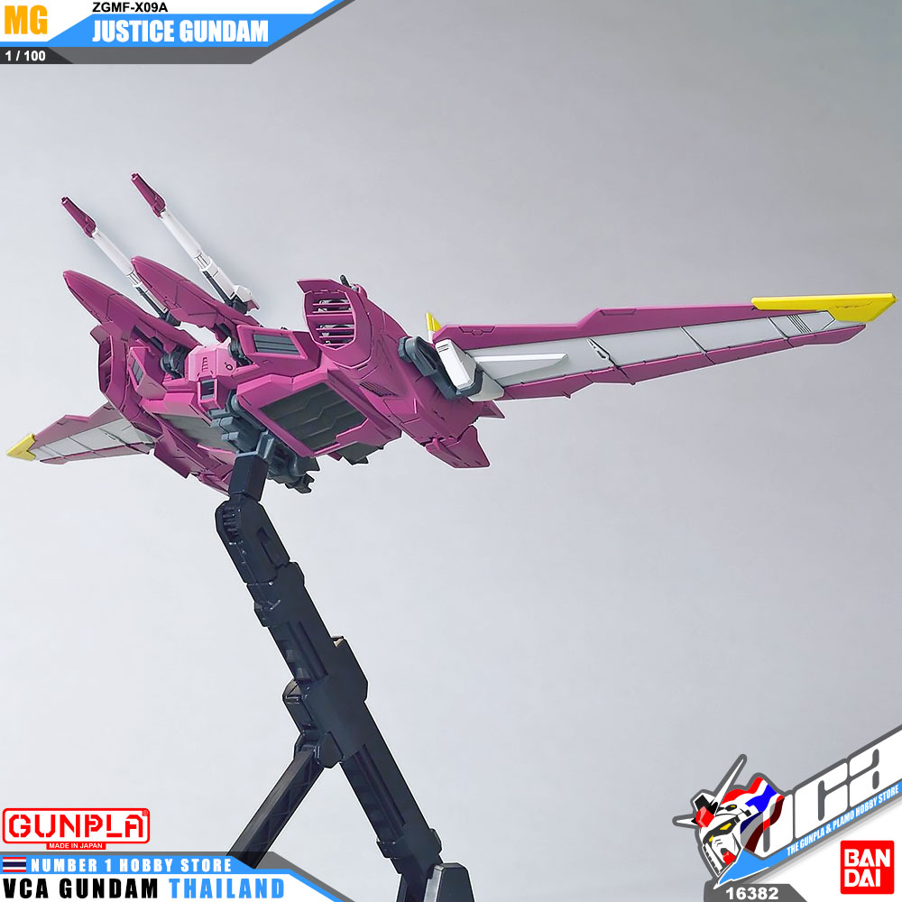BANDAI GUNPLA MASTER GRADE MG 1/100 JUSTICE GUNDAM โมเดล กันดั้ม กันพลา VCA GUNDAM