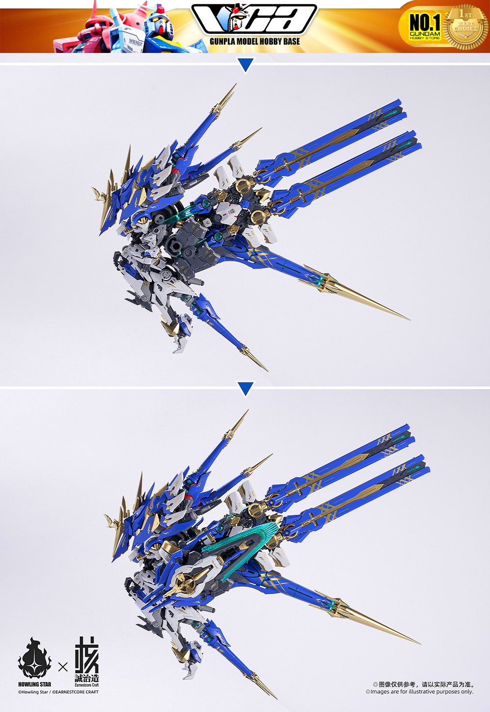 HowlingStar 核诚治造Coloda 科拉达 Master Grade MG Plastic Model Action Figure Toy Kit VCA Gundam Thailand