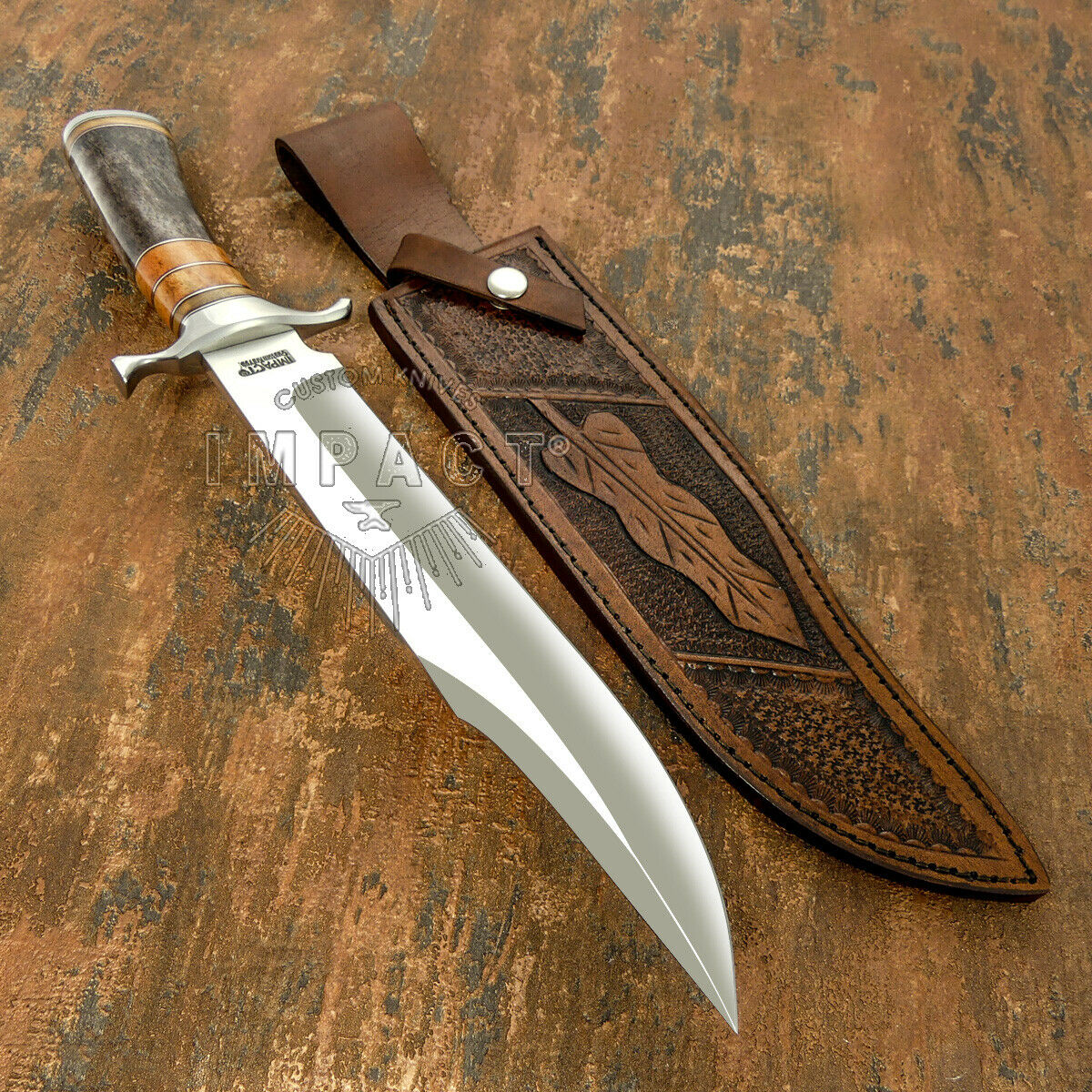 มีดใบตายเหล็ก D2 USA