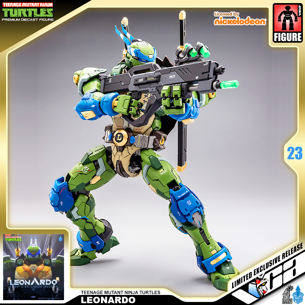 HEAT BOYS X SNAP DESIGN TMNT LEONARDO MECHA