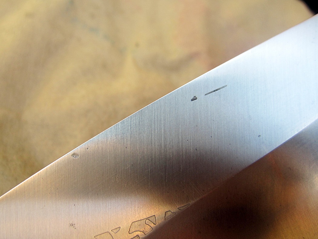 มีดเหล็กD2 Michael Cody's Custom Handmade D2 steel Sasquatch Bowie Knife Machete (ตำหนิตามรูป)