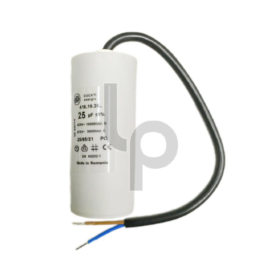 คาปาซิเตอร์เครื่องซักผ้า 25uF/450V