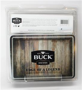 มีดBuck 110 Folding Hunter Lockback Pocket Knife with Leather Sheath Gift Tin 110LS (พิเศษกล่องเหล็กสะสม)