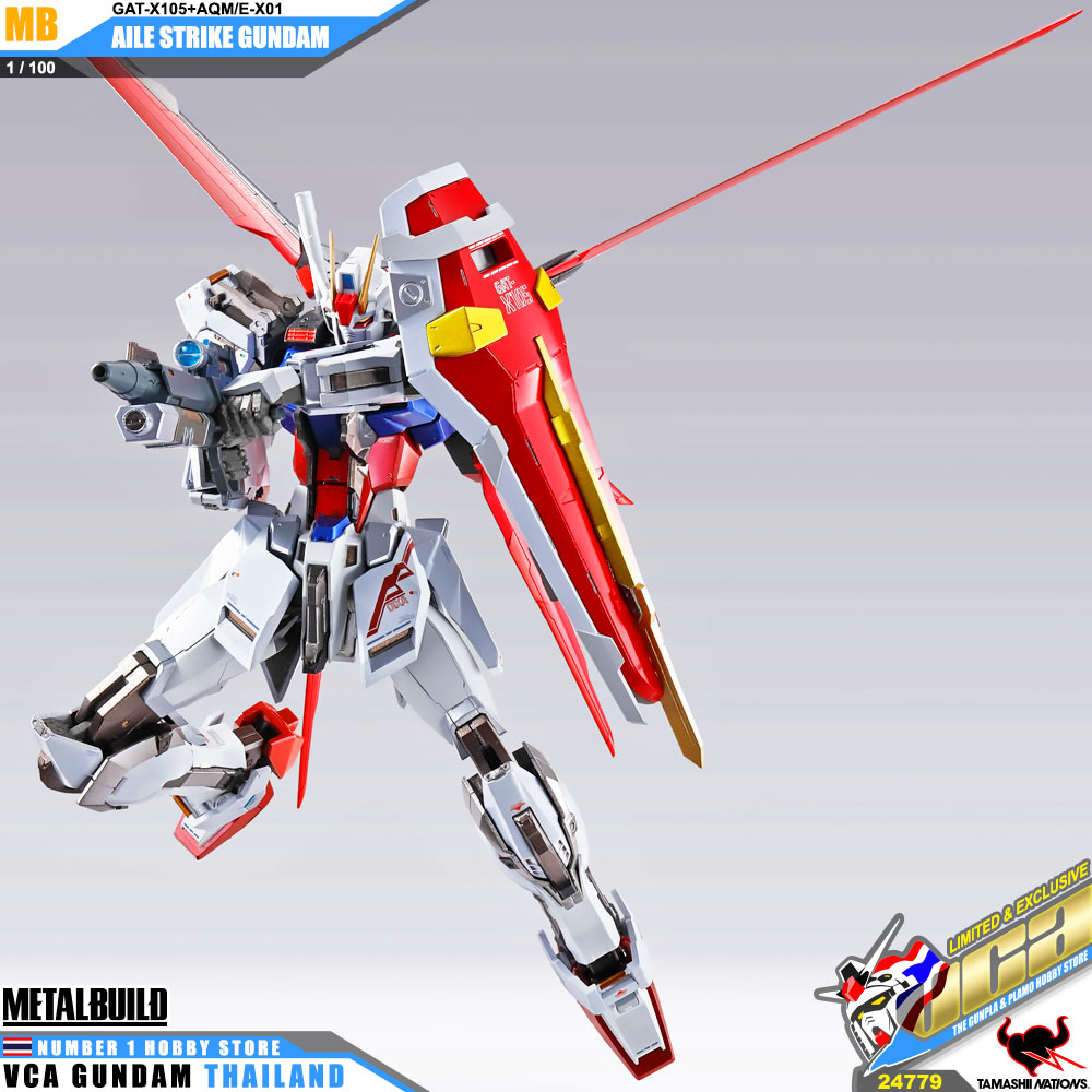 BANDAI TAMASHII NATIONS METAL BUILD AILE STRIKE GUNDAM กันดั้ม ฟิกเกอร์ VCA GUNDAM