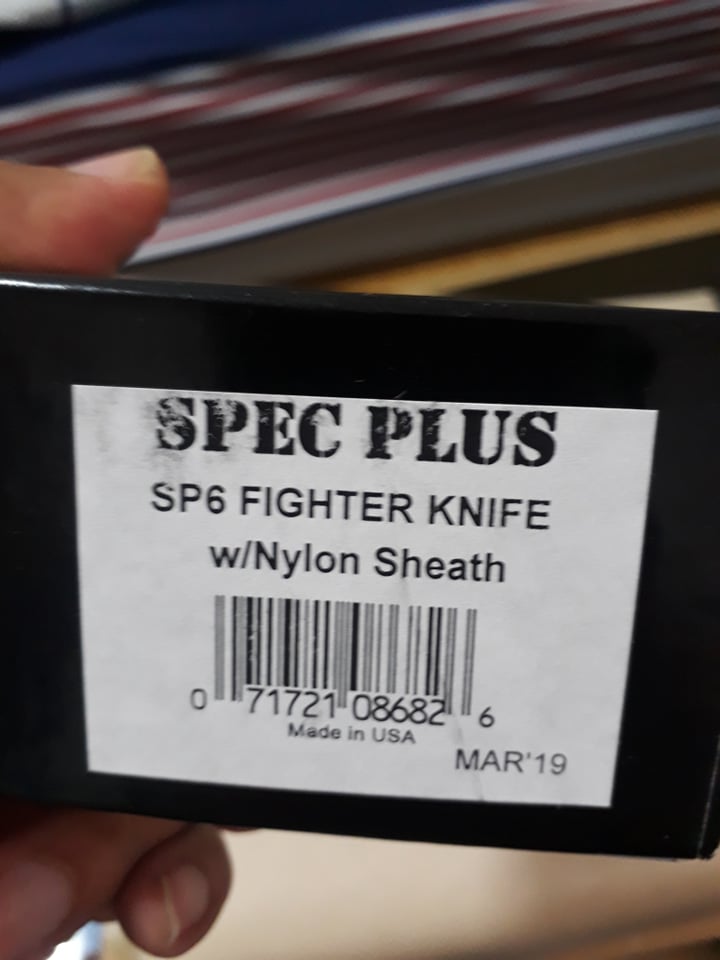 OKC 8325 - SP6 Fighting Knife w/ Sheath