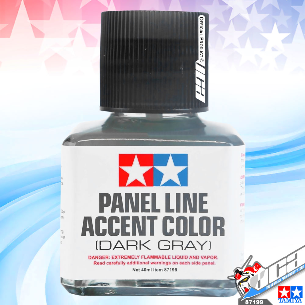 TAMIYA 87199 PANEL LINE ACCENT DARK GRAY 40ML