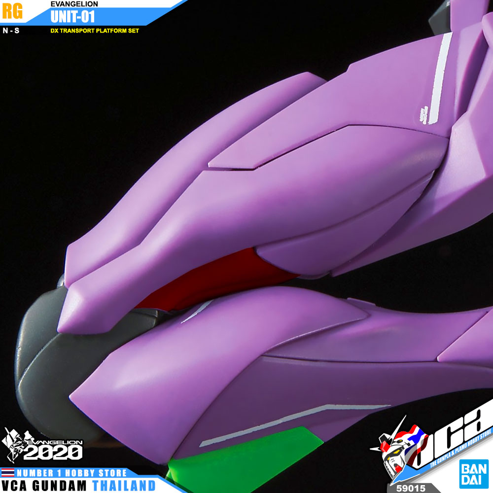 Bandai Real Grade RG EVANGELION UNIT-01 TEST TYPE DX TRANSPORTER PLATFORM SET อีวานเกเลียน
