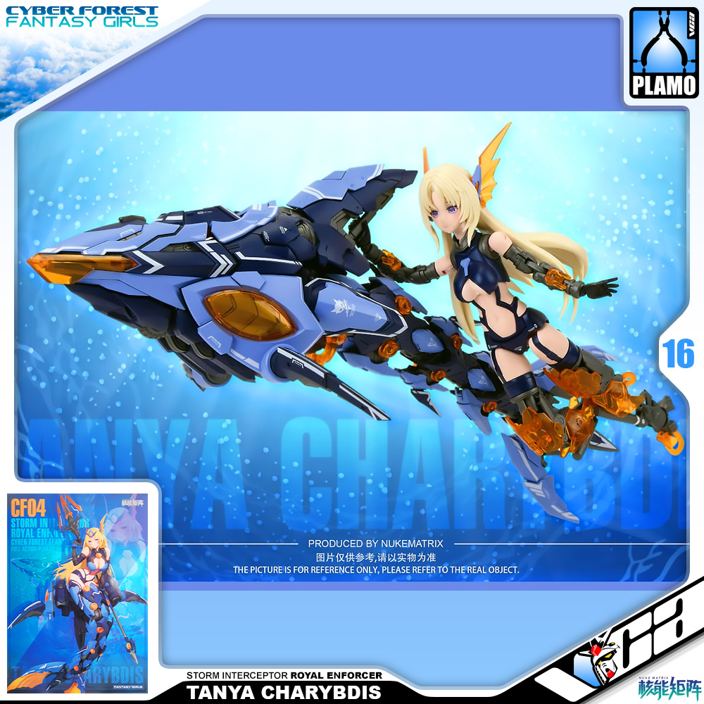 Nuke Matrix Cyber Forest Fantasy Girls STORM INTERCEPTOR ROYAL ENFORCER TANYA CHARYBDIS MERMAID