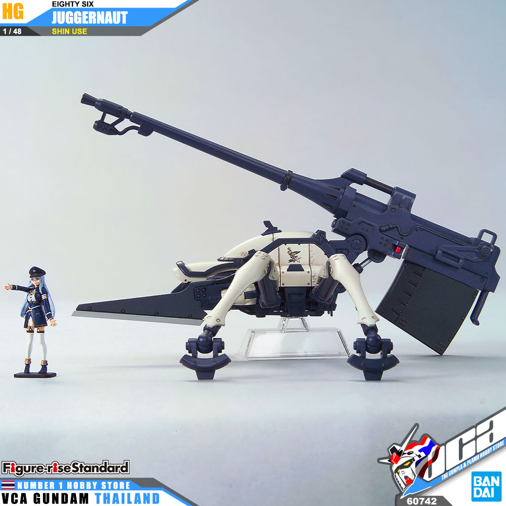 BANDAI 86 EIGHTY SIX HIGH GRADE HG 1/48 JUGGERNAUT SHIN USE โมเดล เอทตี้ซิกซ์ VCA GUNDAM