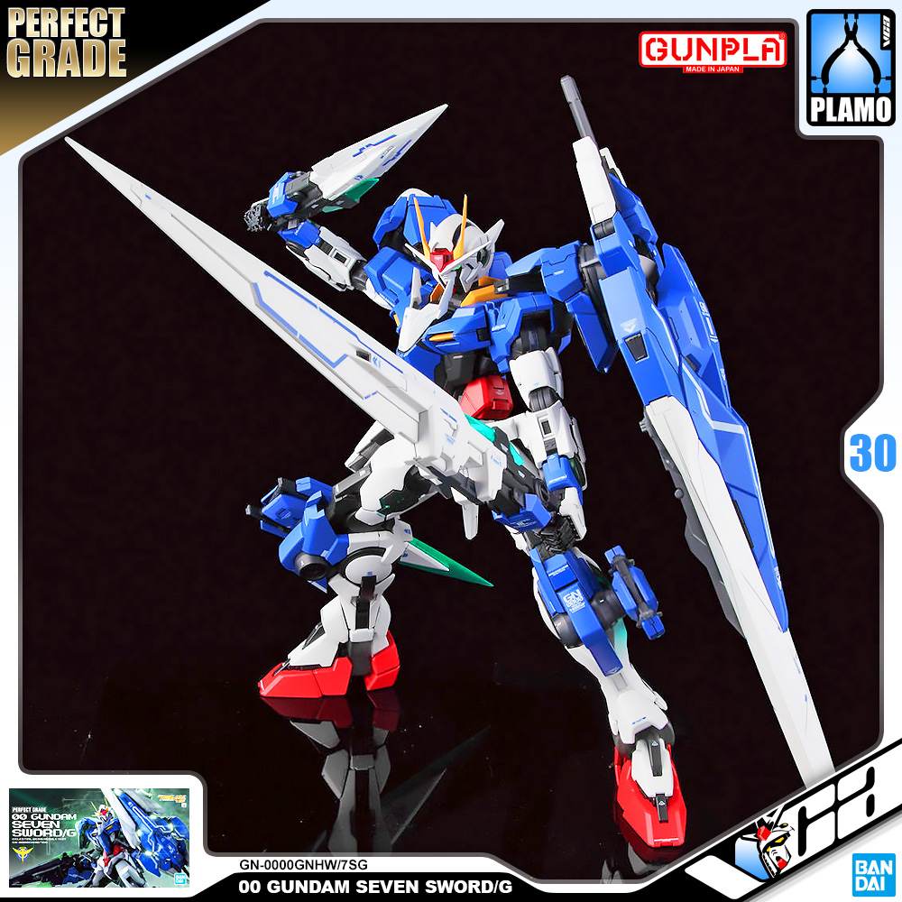 ⭐️ BANDAI GUNPLA PERFECT GRADE PG 1/60 00 GUNDAM SEVEN SSWORD/G ประกอบ หุ่นยนต์ โมเดล กันดั้ม กันพลา ของเล่น VCA GUNDAM