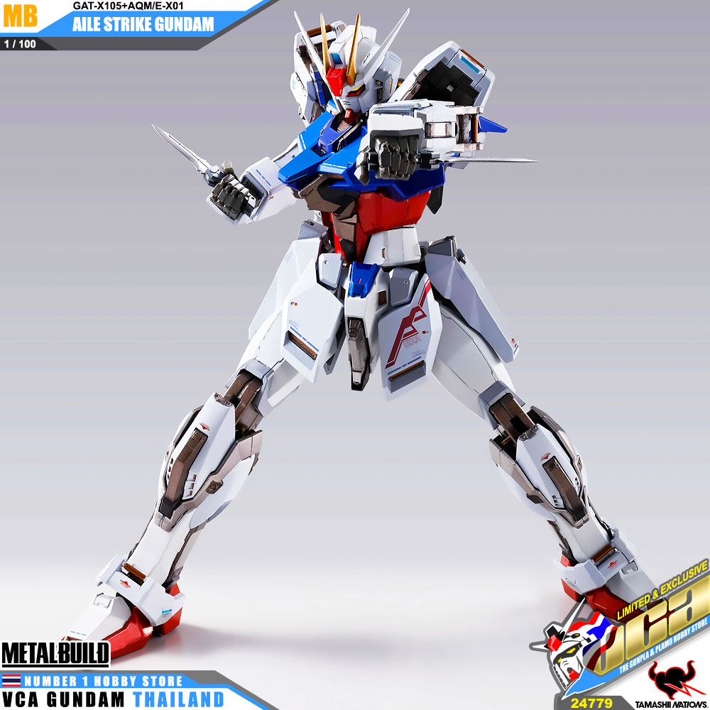 BANDAI TAMASHII NATIONS METAL BUILD AILE STRIKE GUNDAM กันดั้ม ฟิกเกอร์ VCA GUNDAM