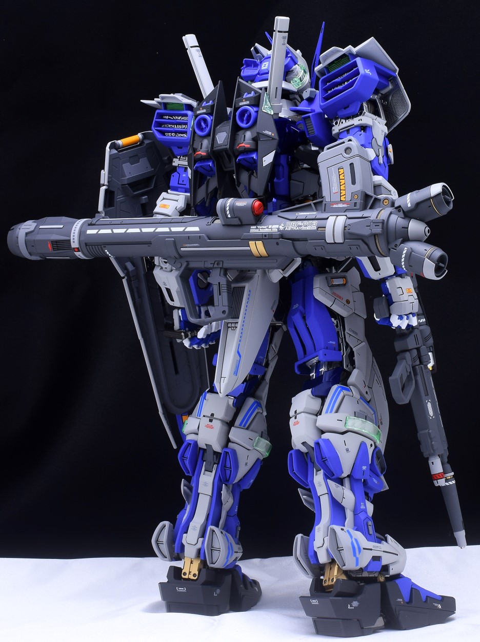 Painted Build : PG GUNDAM ASTRAY BLUE FRAME by soju2562